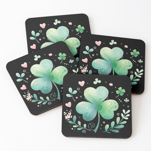 Item preview, Lucky Irish Shamrock Watercolor designed and sold by heartsake.