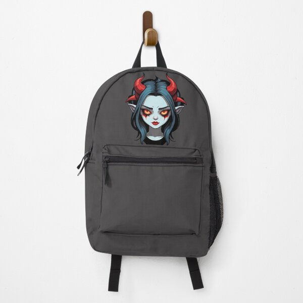 Item preview, Demon Girl - Blue Girl Portrait designed and sold by MadnessEnvelope.