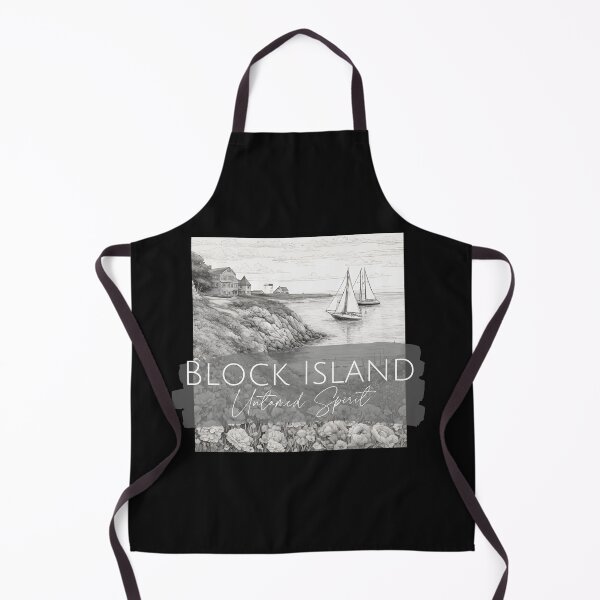 Item preview, Block Island Rhode Island Illustration Travel Design designed and sold by EarthArtDesigns.