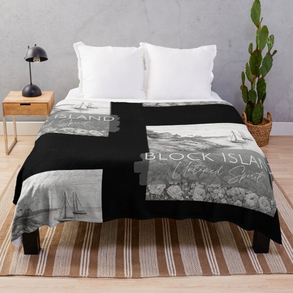 Item preview, Block Island Rhode Island Illustration Travel Design designed and sold by EarthArtDesigns.