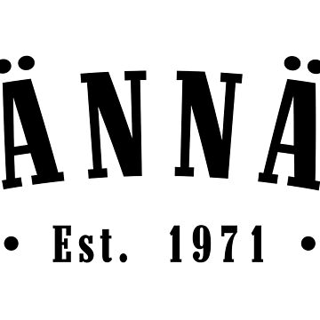 Artwork thumbnail, Vännäs Västerbotten Sweden Est. 1971 Black Letter Sverige by establishedwear