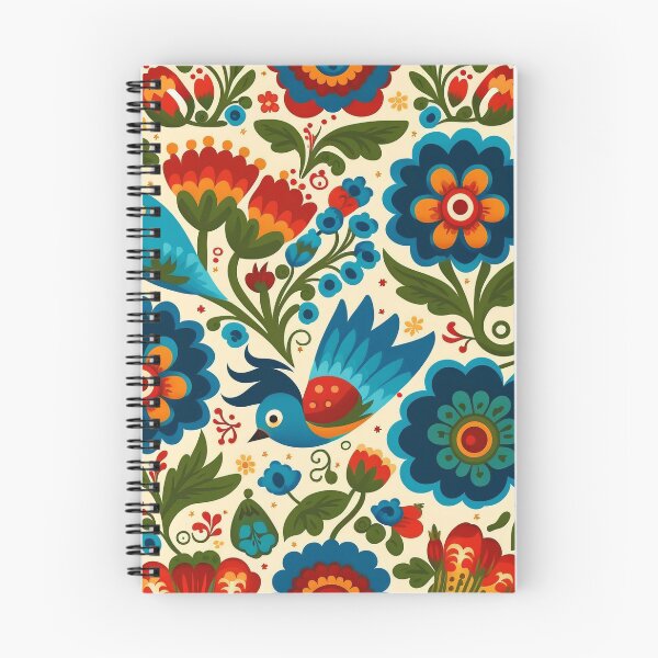Item preview, Patrón floral polaco wycinanki designed and sold by Vilemo.