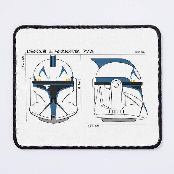 Item preview, Phase 1 captain rex helmet blueprint design designed and sold by thefurn99.