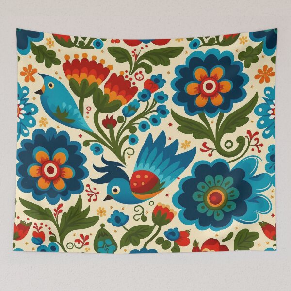 Item preview, Polish floral pattern wycinanki designed and sold by Vilemo.