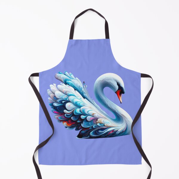 Item preview, The colored swan - flow art designed and sold by AD-Digital-Art.