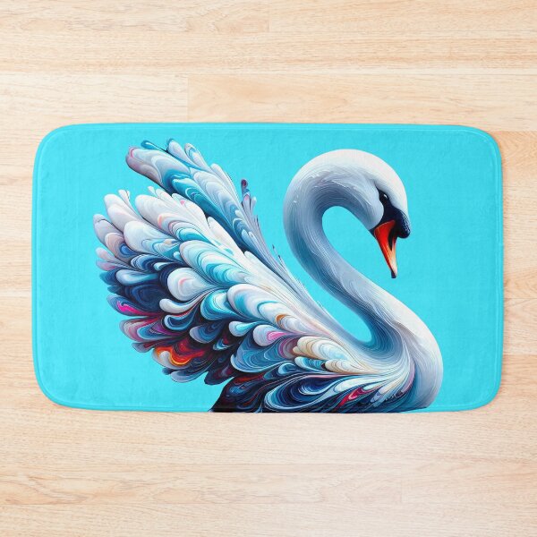 Item preview, The colored swan - flow art designed and sold by AD-Digital-Art.