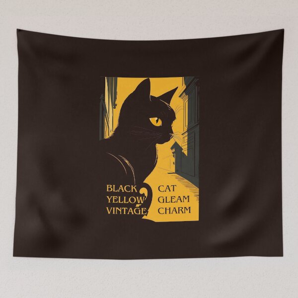 Item preview, Black Cat in a Dark Alley. designed and sold by GiveMeMood.