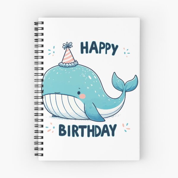 Artikelvorschau, Kawaii Alles Gute zum Geburtstag Blauwal entworfen und verkauft von TomFrontierArt.