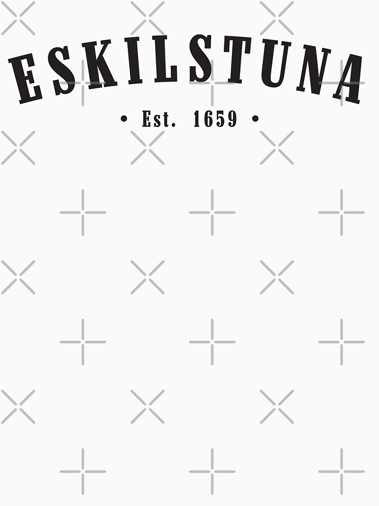 Thumbnail 7 of 7, Classic T-Shirt, Eskilstuna Södermanland Sweden Est. 1971 Black Letter Sverige designed and sold by establishedwear.