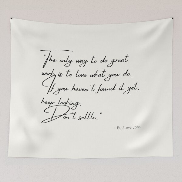 Item preview, A Quote about Individuality and Success by Steve Jobs designed and sold by Poemit.