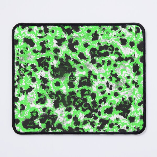 Item preview, Black and green abstract pattern designed and sold by MariDaniArt.