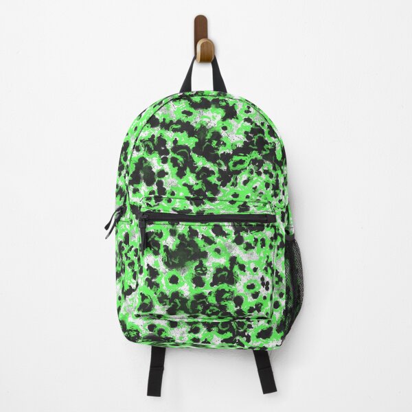 Item preview, Black and green abstract pattern designed and sold by MariDaniArt.