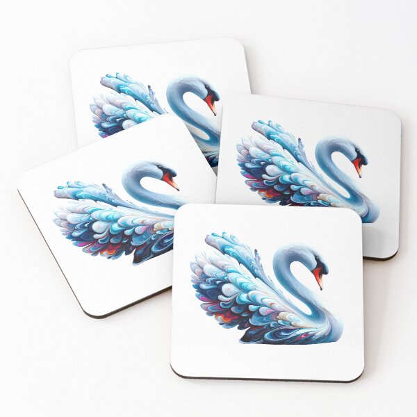 Item preview, The colored swan - flow art designed and sold by AD-Digital-Art.