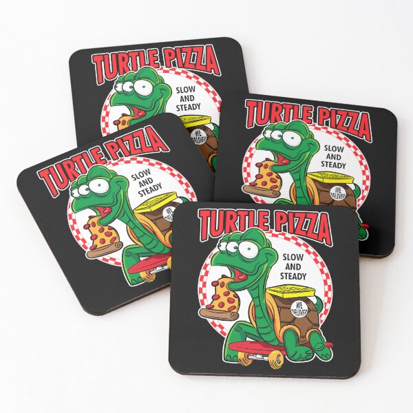 Item preview, Turtle Pizza - Mutant Turtle Skateboard Pizza Delivery designed and sold by eShirtLabs.