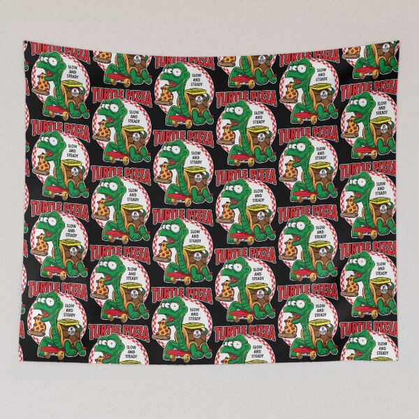 Item preview, Turtle Pizza - Mutant Turtle Skateboard Pizza Delivery designed and sold by eShirtLabs.