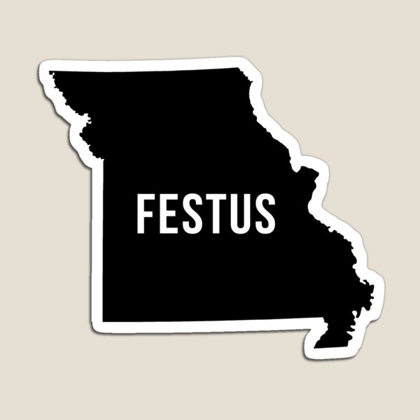 Item preview, Festus, Missouri Silhouette designed and sold by CartoCreative.