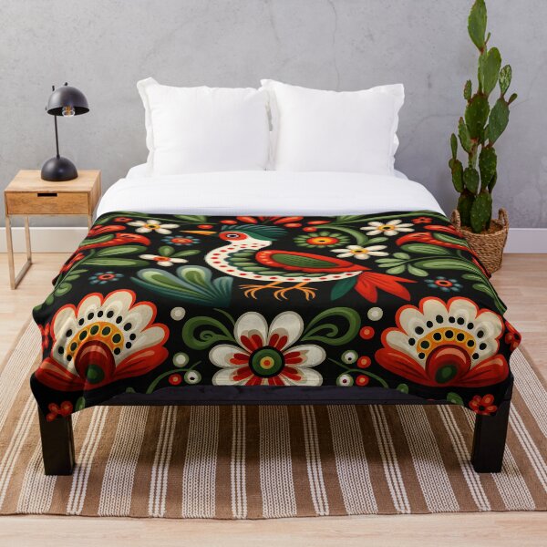 Item preview, patrón floral polaco wycinanki designed and sold by Vilemo.