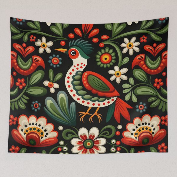 Item preview, polish floral pattern wycinanki designed and sold by Vilemo.