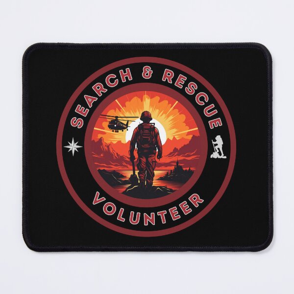 Item preview, Copy of Search & Rescue Volunteer Maroon  designed and sold by MojaveTradePost.