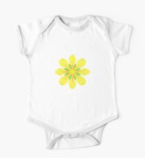 Little Yellow Flower One Piece - Short Sleeve