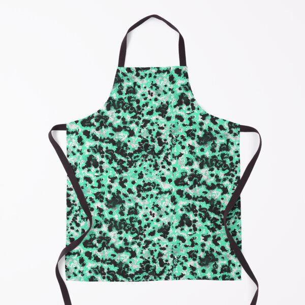 Item preview, Black and green abstract pattern designed and sold by MariDaniArt.