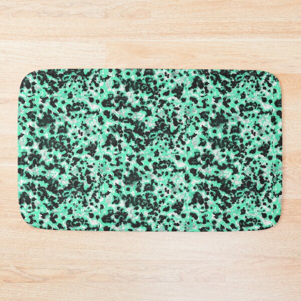 Item preview, Black and green abstract pattern designed and sold by MariDaniArt.