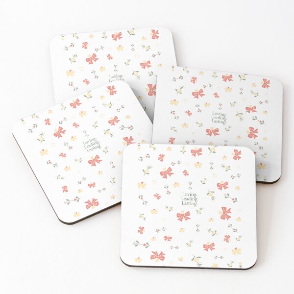 Item preview, "Loving. Leading. Lasting." - Flower Pattern designed and sold by Jenna Cage.