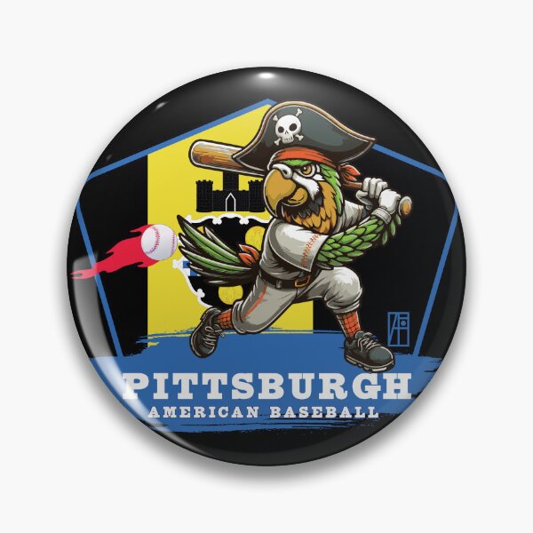 Artikelvorschau, USA - Amerikanischer BASEBALL - Pittsburgh - Baseball-Maskottchen - Pittsburgh Baseball entworfen und verkauft von ArtProjectShop.