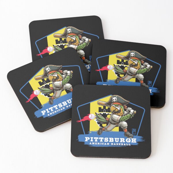 Item preview, USA - American BASEBALL - Pittsburgh - Baseball mascot - Pittsburgh baseball designed and sold by ArtProjectShop.