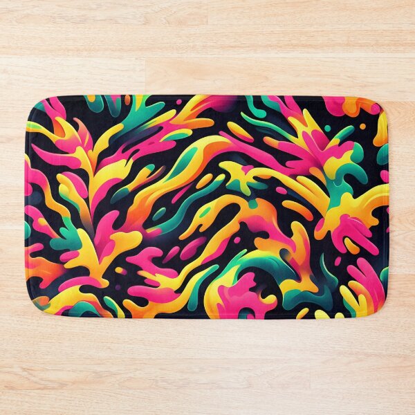 Item preview, Bright colour splash pattern designed and sold by Inkstorm-London.