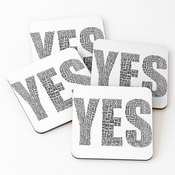 Item preview, YES Text Art designed and sold by 7venty.