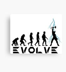 Evolution of Thor the God of Thunder - Norse Mythology Canvas Print
