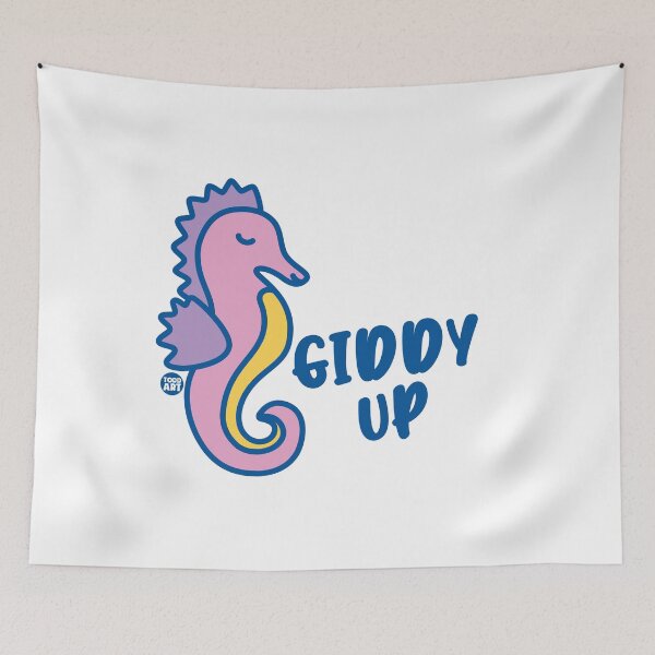 Item preview, GIDDY UP SEAHORSE designed and sold by TODD GOLDMAN.