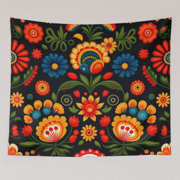 Item preview, polish floral pattern wycinanki designed and sold by Vilemo.
