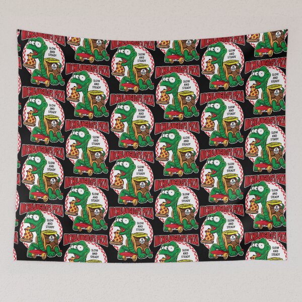 Item preview, Michelangelo'S Pizza - Mutant Turtle Skateboard Pizza Delivery designed and sold by eShirtLabs.