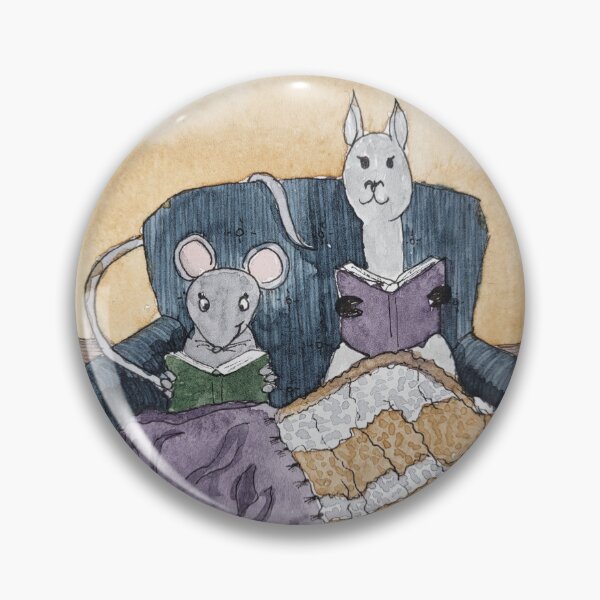 Item preview, Mouse Reading a Book with Llamma designed and sold by Nicole Hanson.