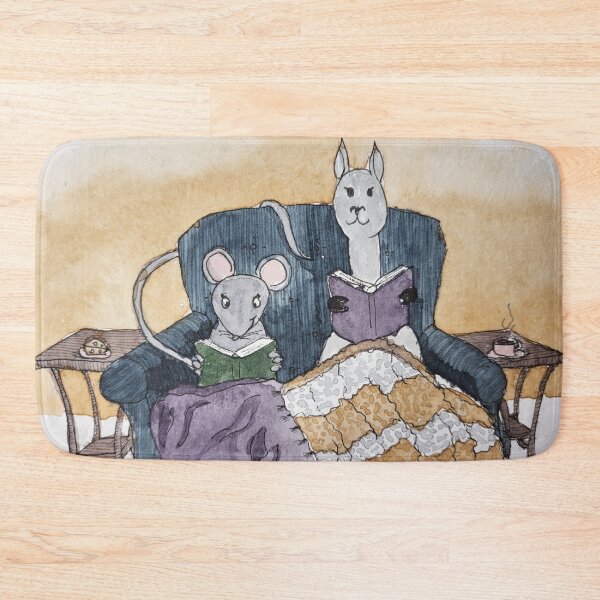 Item preview, Mouse Reading a Book with Llamma designed and sold by Nicole Hanson.