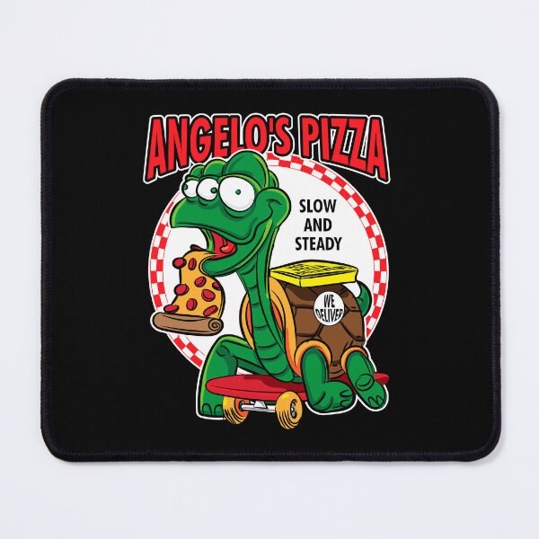 Item preview, Angelo'S Pizza - Mutant Turtle Skateboard Pizza Delivery designed and sold by eShirtLabs.