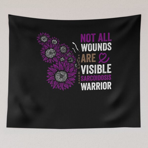 Item preview, Sarcoidosis Warrior: Unseen Courage designed and sold by Shirtey.