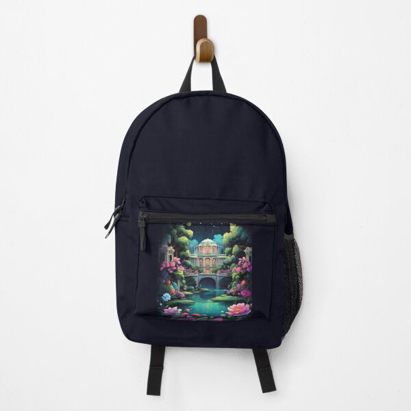 Item preview, Romantic Castle Under a Starry Night Sky designed and sold by DemureArtsy.