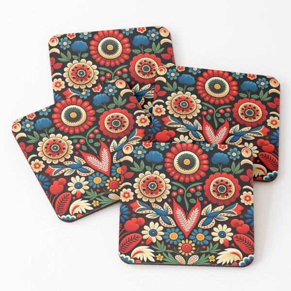 Item preview, polish floral pattern wycinanki designed and sold by Vilemo.