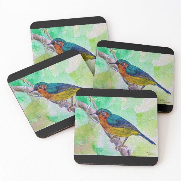 Item preview, Ruby Cheeked Sunbird designed and sold by Chriscolibaba.