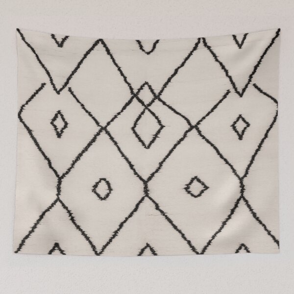 Item preview, Moroccan Berber Rug Design No.11 - Ivory White designed and sold by Zoltan Ratko.