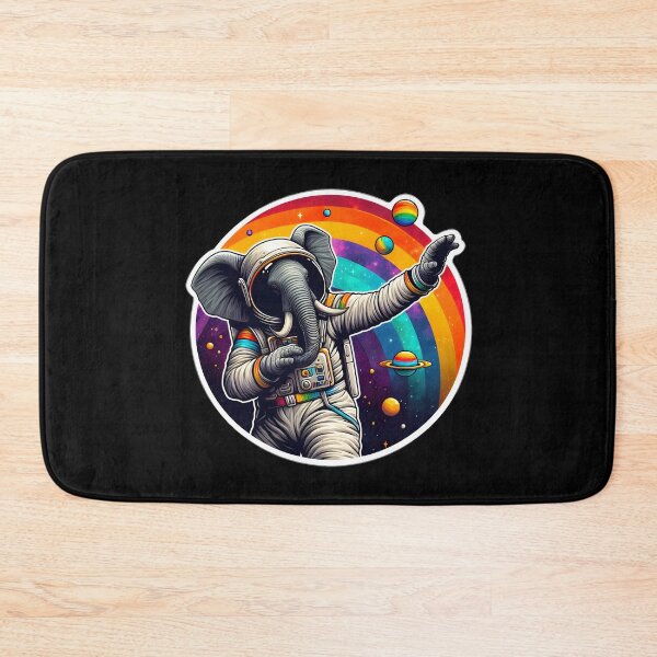 Item preview, Dabbing astronaut elephant outer space designed and sold by Animalpetslover.
