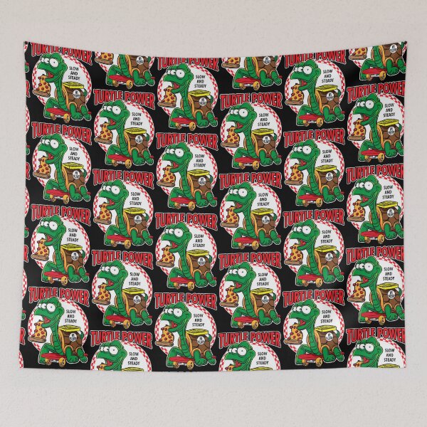 Item preview, Turtle Power - Mutant Turtle Skateboard Pizza Delivery designed and sold by eShirtLabs.