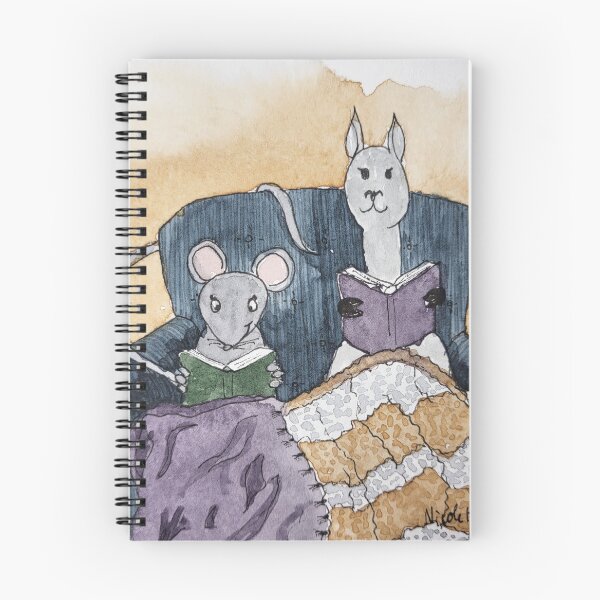 Item preview, Mouse Reading a Book with Llamma designed and sold by Nicole Hanson.