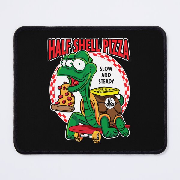 Item preview, Half Shell Pizza - Mutant Turtle Skateboard Pizza Delivery designed and sold by eShirtLabs.