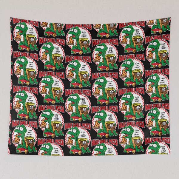 Item preview, Half Shell Pizza - Mutant Turtle Skateboard Pizza Delivery designed and sold by eShirtLabs.