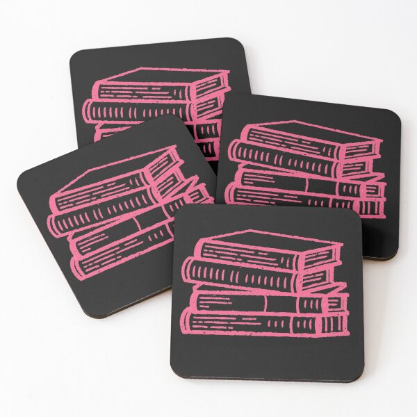 Item preview, Pink Book Stacks ; Pattern designed and sold by PatternInArt.