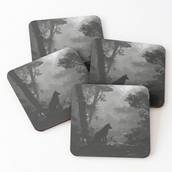 Item preview, Echoes of the Cursed Woods: Husky in Shadow designed and sold by cruzjone.